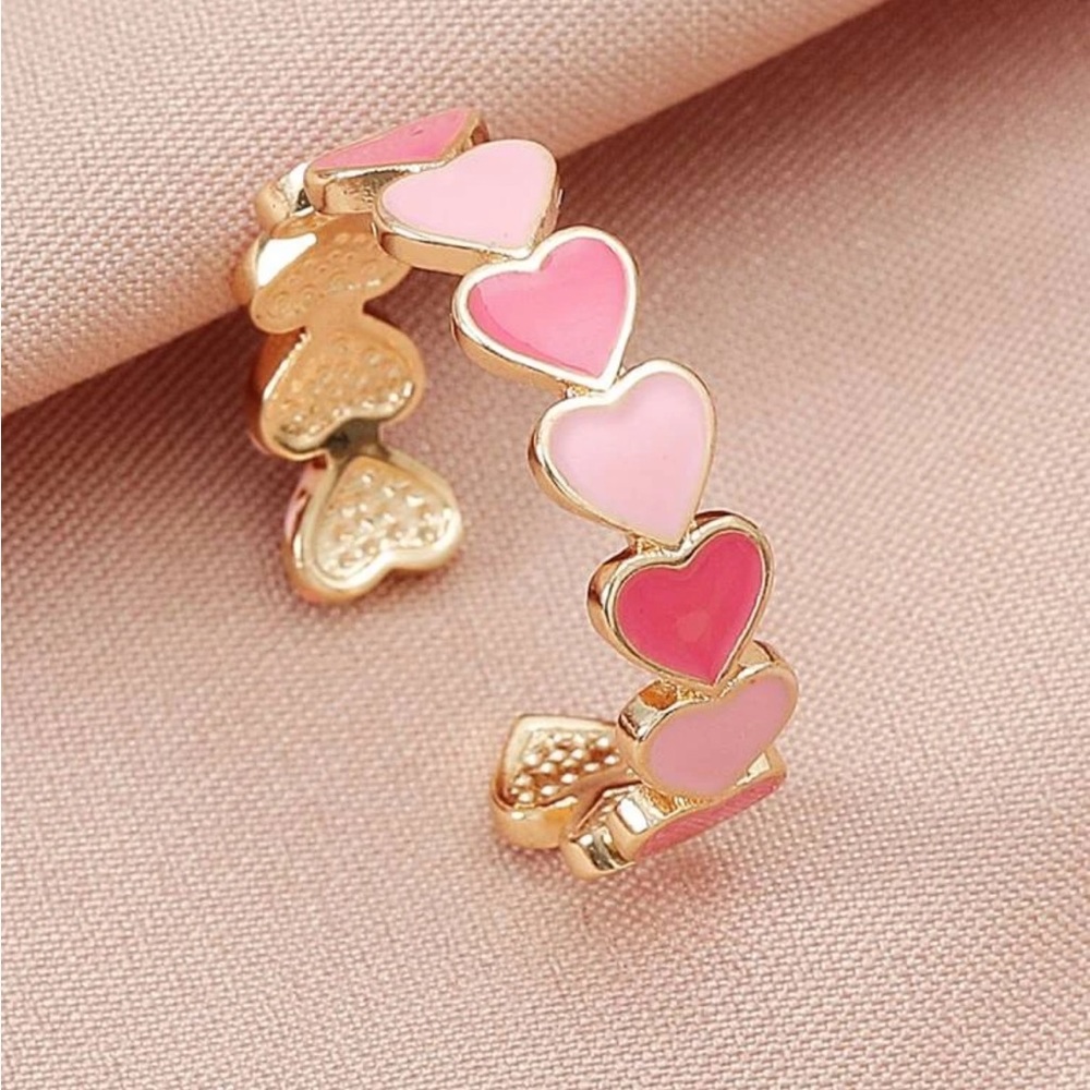 Adjustable Heart Design Ring